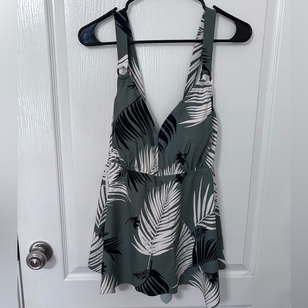 Kona Sol Palm Swimsuit Top